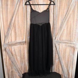 Free People Intimately Mesh  Tulle Slip Dress